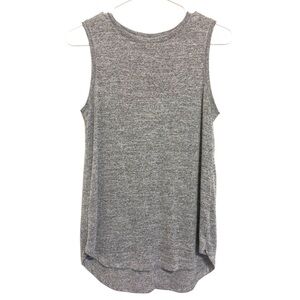 2/$15 A New Day Heather Gray Sleeveless High-Low Tunic Tank Top Size S